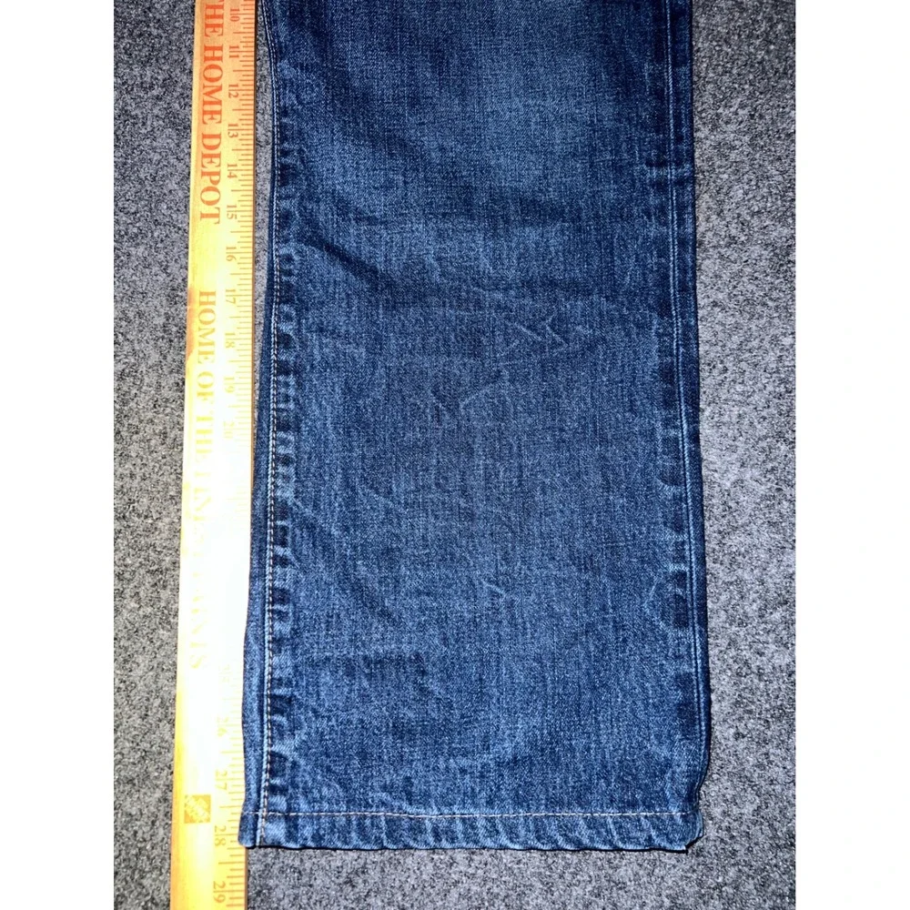Polo Ralph Lauren Mens Jeans 38x30 Blue Denim Dark Wash Straight Leg 41381